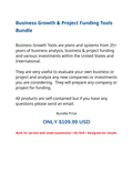 Business Growth & Project Funding Tools Bundle